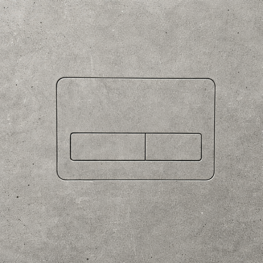 Paslėptas nuleidimo mygtuko mechanizmas po plytele – Geberit ir TECE